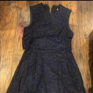Betsey Johnson Navy Lace dress